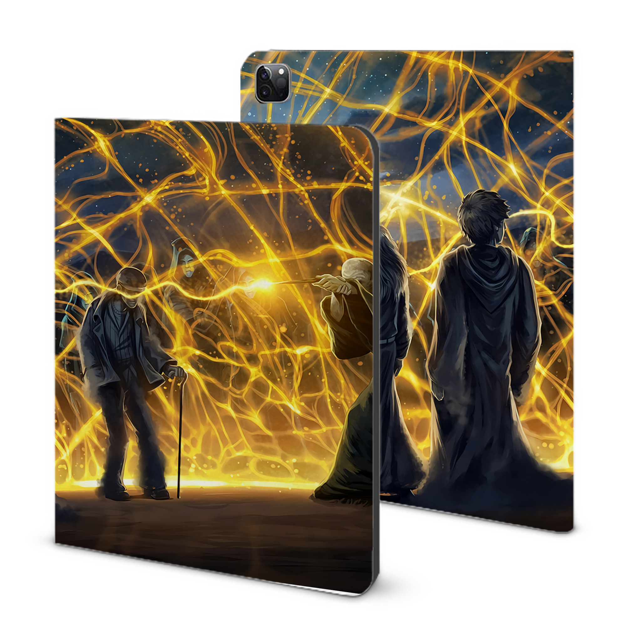 （画像用） Harry Potter ハリー・ポッターシリーズ IPad ケース ブック型 PUレザー TPU 耐衝撃 軽量 薄型 ペン収納なし 全面保護 IPad 各モデル対応
